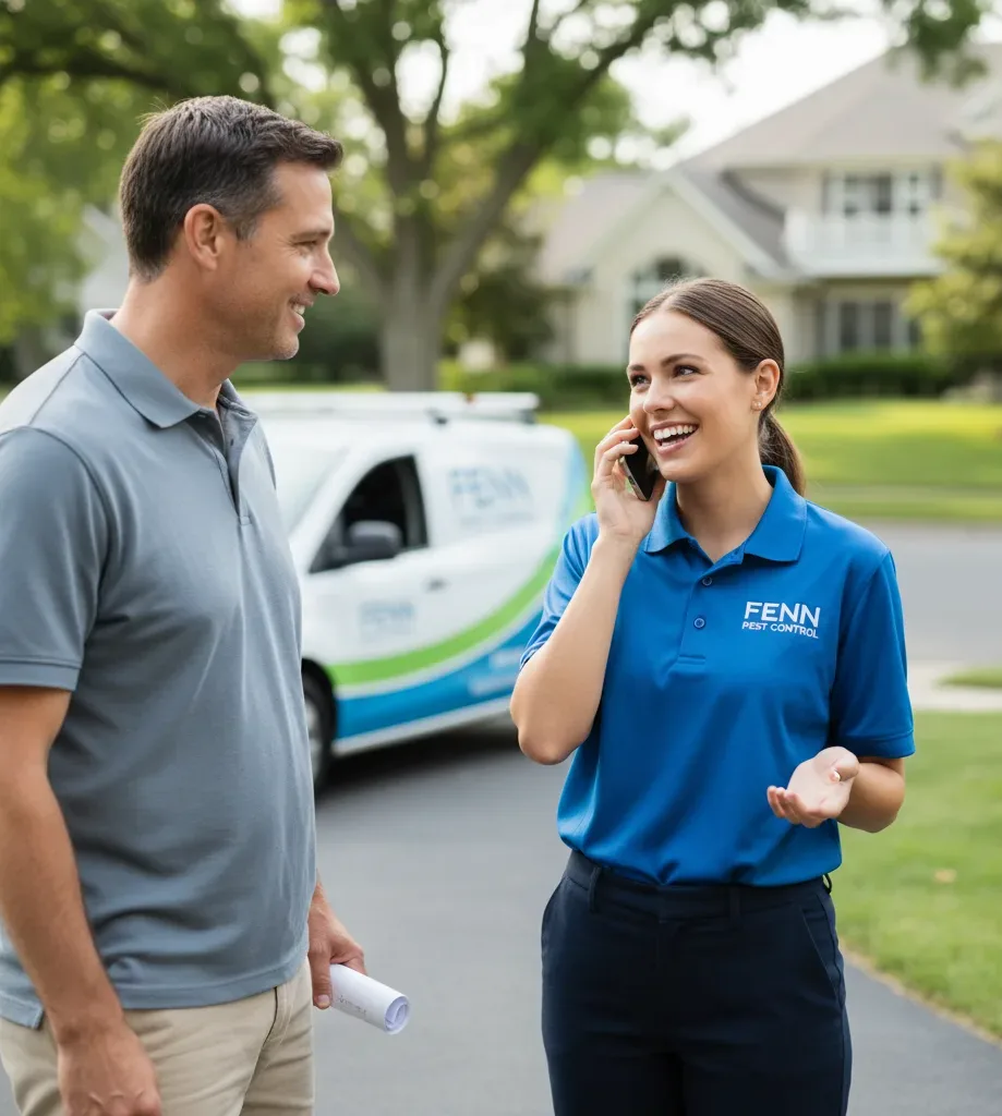 Fenn Pest Control customer support in Woodburn
